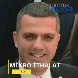 Gümrük Müşaviri Dergisindeyiz