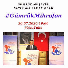 Ali Kamer OBAN Gümrük Mikrofonda